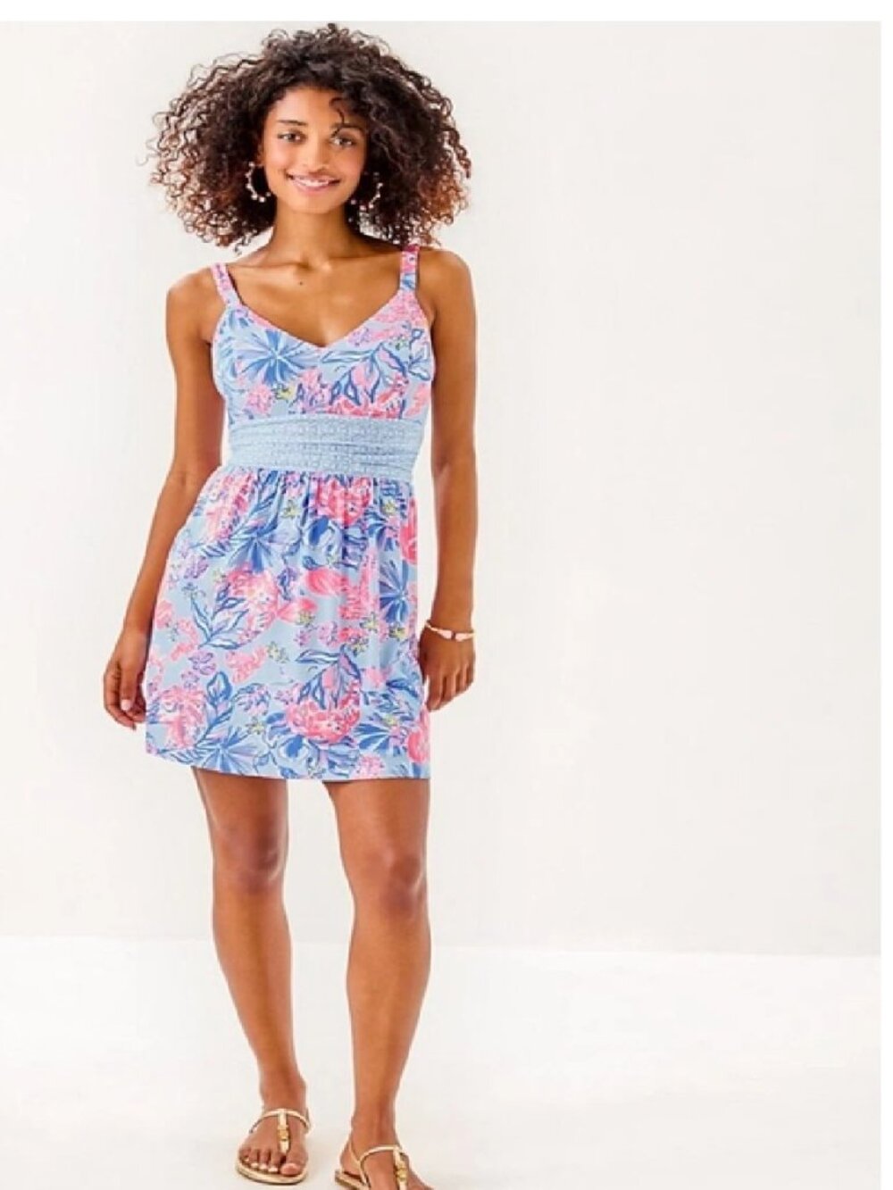 NWT LILLY PULITZER Nemy Skirted Romper MULTI ELEPHANT SPLASH ENGINEERED sz 10